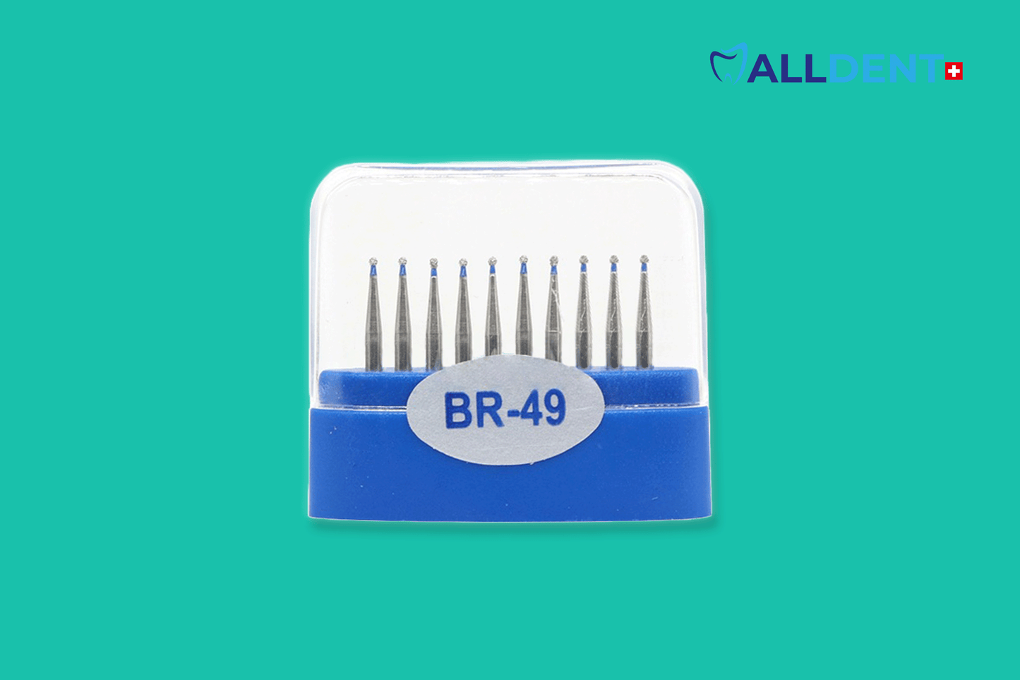 Têtes de forage Alldent BR-49F boule extra petite