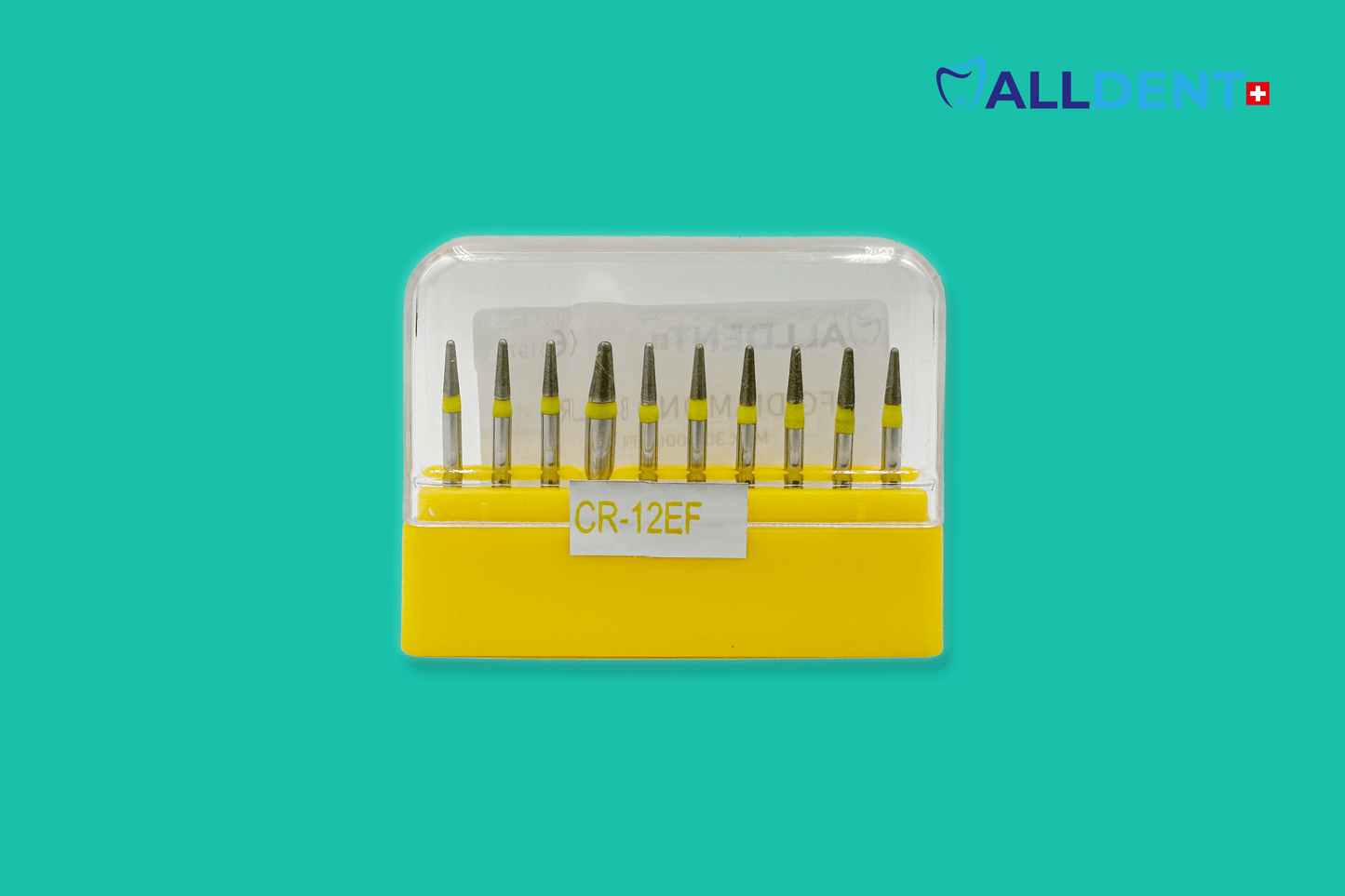 Alldent drill heads CR-12EF cone round medium