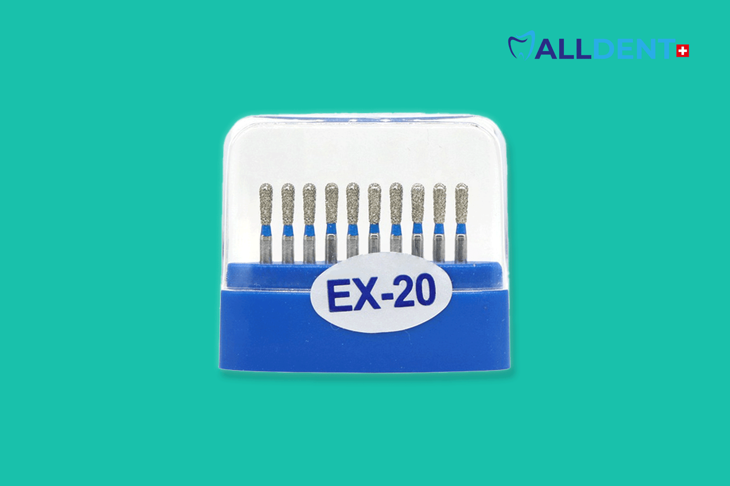 Têtes de forage Alldent EX-20 à cône inversé grand