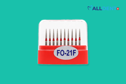 Têtes de perçage Alldent FO-21F flamme courte