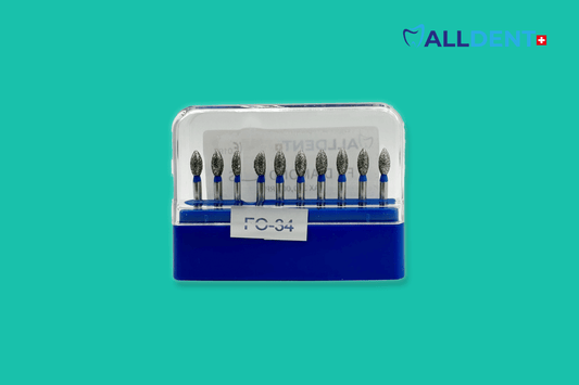 Têtes de forage Alldent FO-34 bourgeon moyen