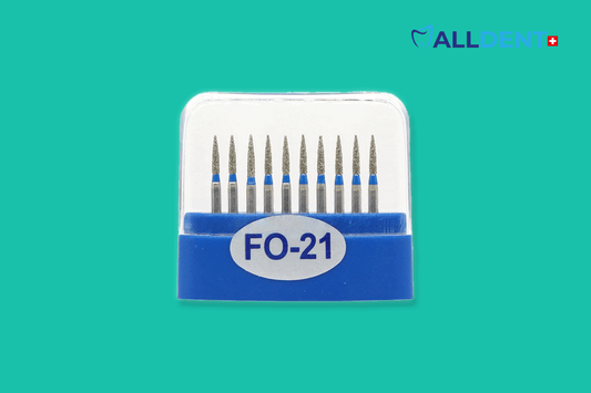 Têtes de perçage Alldent FO-21 flamme courte