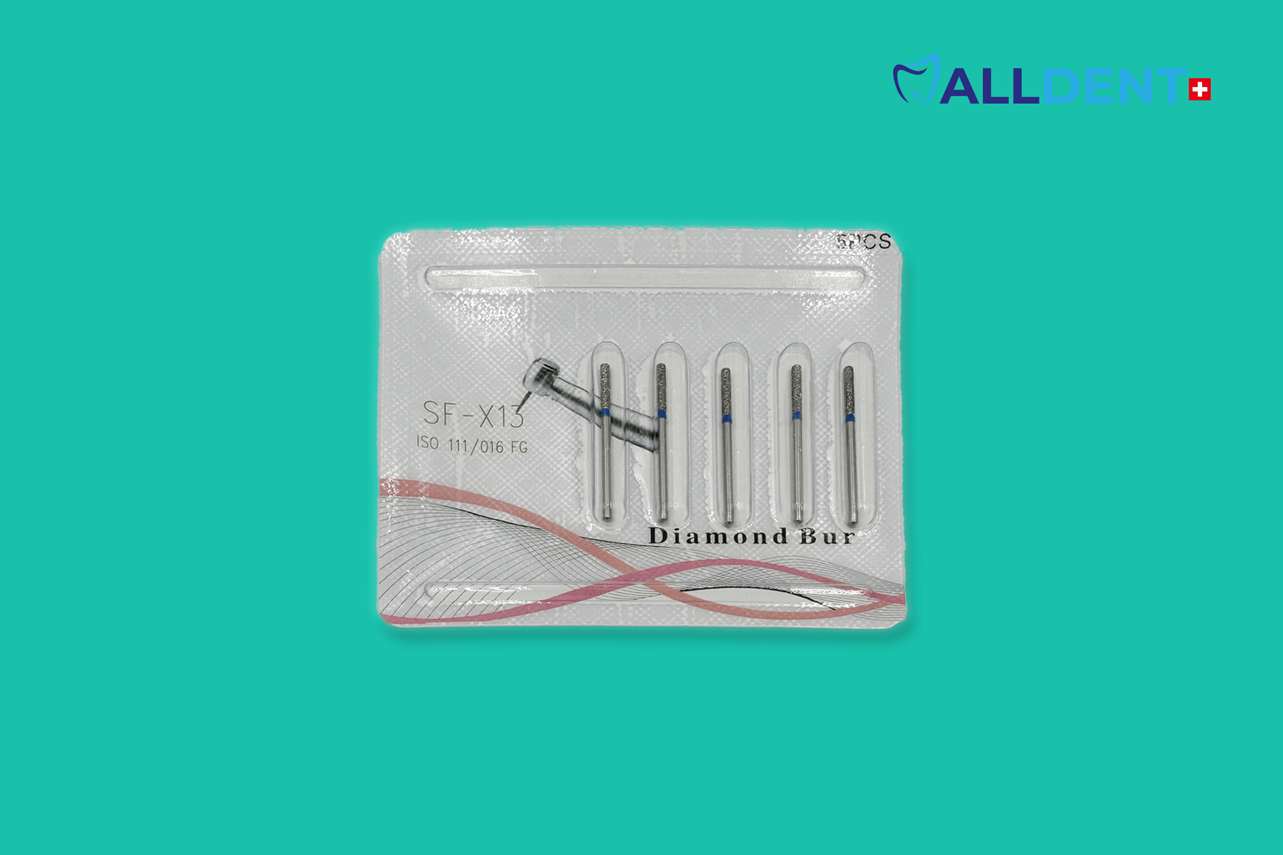 Têtes de forage Alldent SF-X13 cylindre moyen