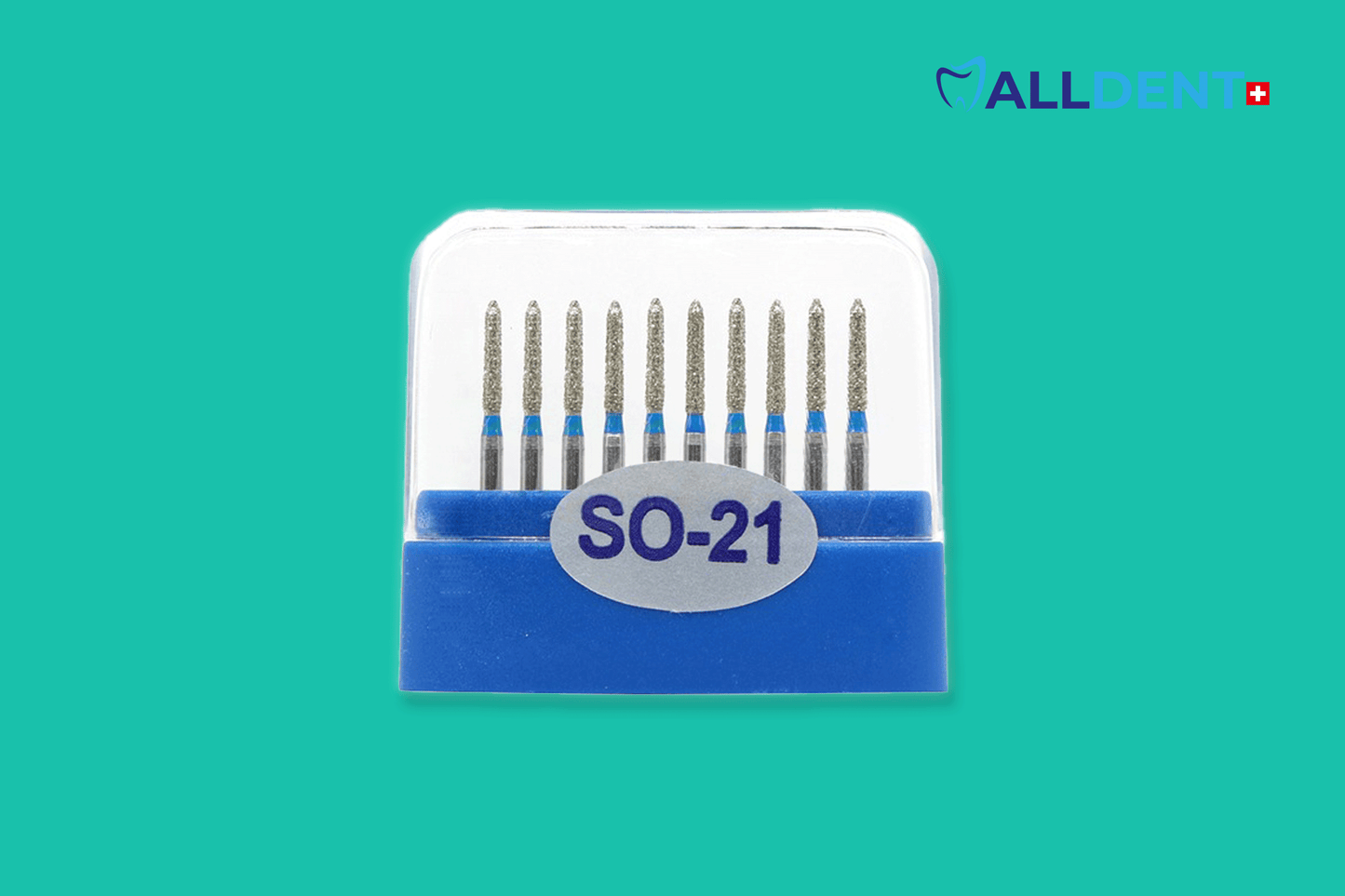 Têtes de forage Alldent SO-21 cylindre pointu grand