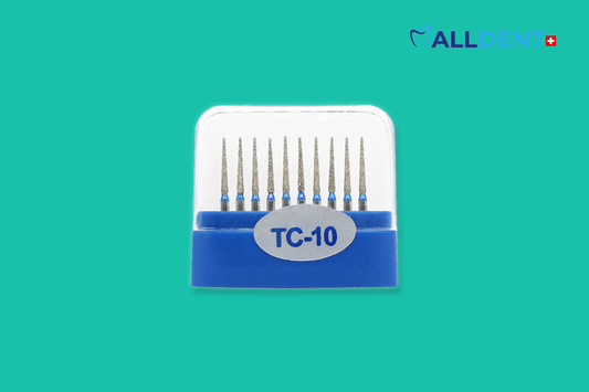 Têtes de forage Alldent TC-10 à bord conique rond grand