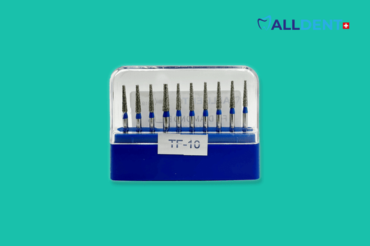 Têtes de forage Alldent TF-10 cylindre rond grand