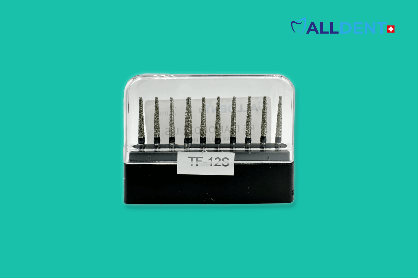 Alldent drill heads TF-12S cone round large