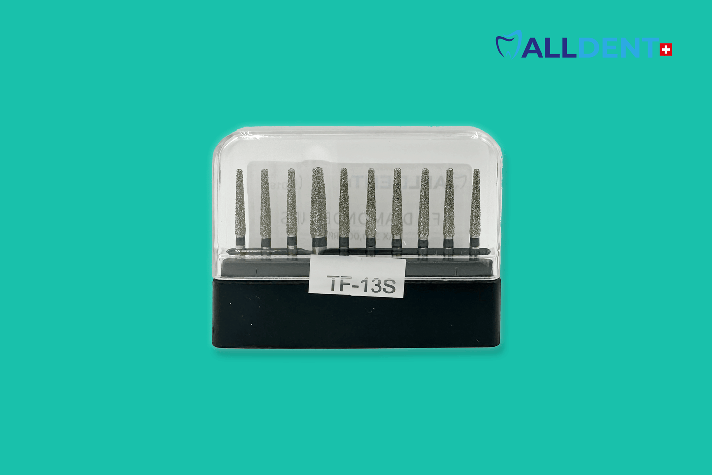 Alldent drill heads TF-13S cone round medium