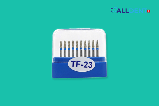 Têtes de forage Alldent TF-23 cône plat petit