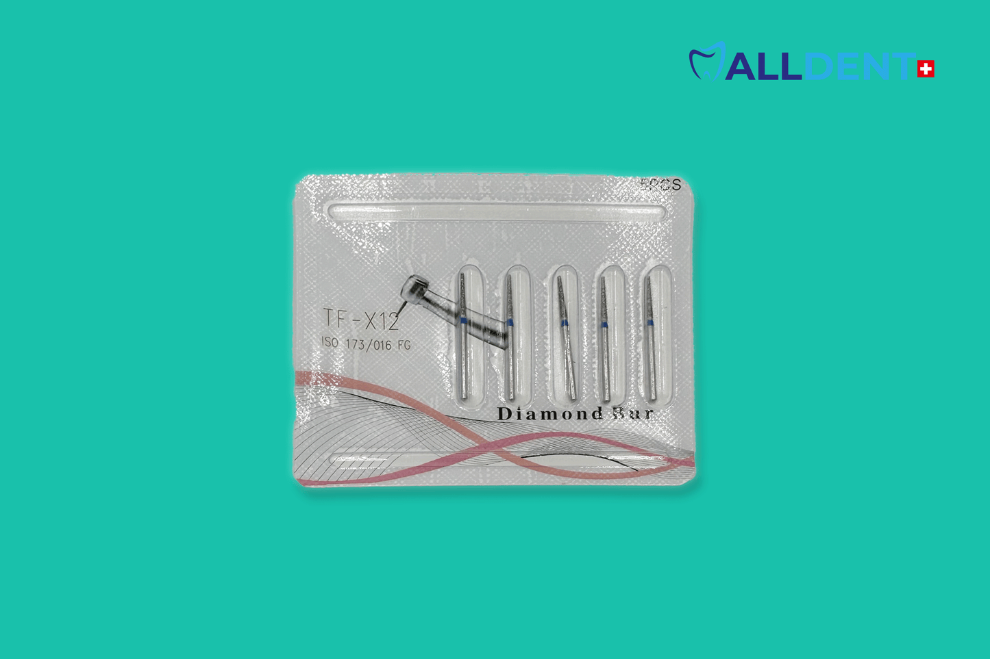 Têtes de forage Alldent TF-X12 cône petit