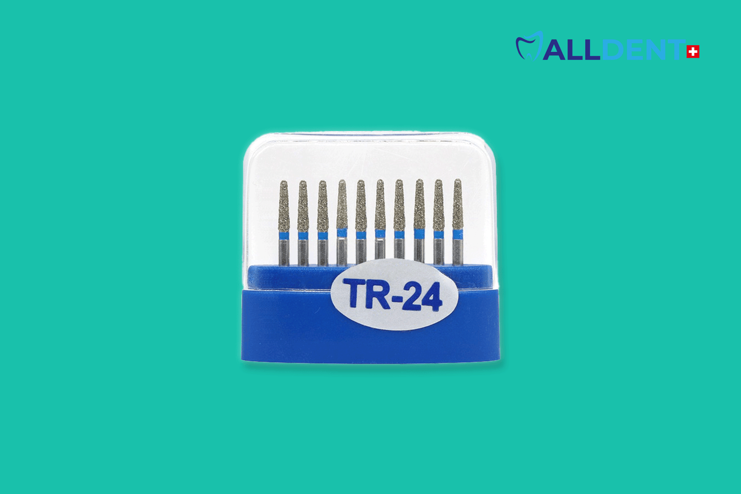 Têtes de forage Alldent TR-24 cône rond moyen